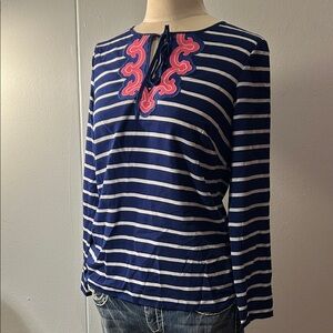 NWT Vineyard Vines stripe breezy top Stamped sz XS,